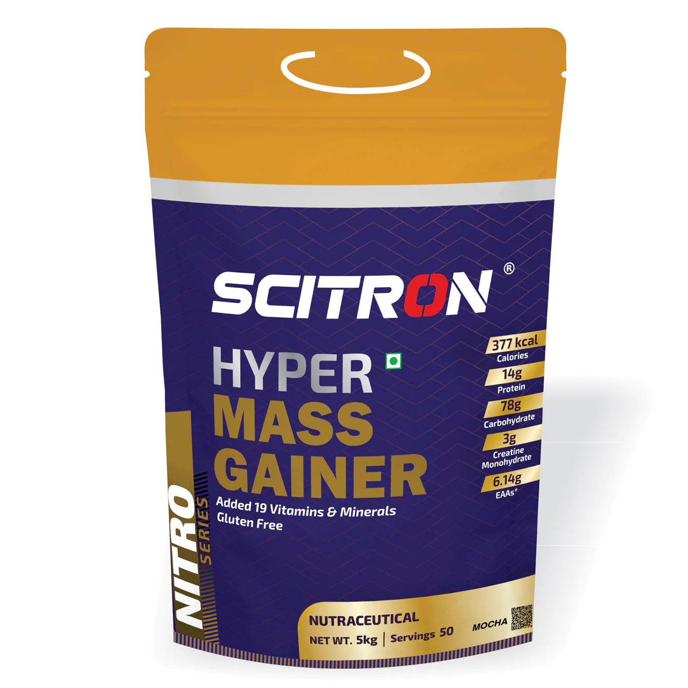 SCITRON HYPER MASS GAINER 5KG
